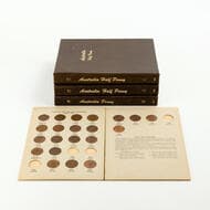 Halfpenny - Penny, 1911 - 1964-Y., G - UNC Dansco supreme albums (3), Australia penny album, 1911-1964-Y. without key...