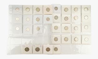 George V - Elizabeth II, Sixpence - Shilling, 1921-H - 1963, G - GEM Small group of 1938-1963 sixpence singles in...