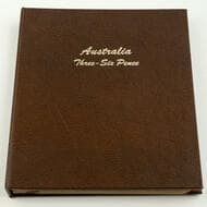 Edward VII - Elizabeth II, Threepence - Sixpence, 1910 - 1964, G - EF Dansco supreme Australia three-six pence album...