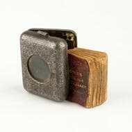 The Smallest English Dictionary with Magnifying Glass, Cole's English Dictionary, C. 1900, VF Miniature Cole's...