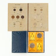 China & New Guinea, Accumulation, 1616 - 1945 Qing Dynasty 12 Emperors, complete twelve coins in illustrated album &...