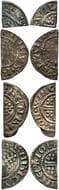 Great Britain, Henry II, Cut Halfpenny, (1154-1189), Fine - VF Short Cross coinage; S.1344, 1a-1b IOh (AN ON LV)DNE...