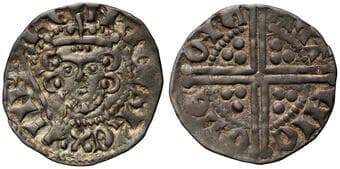 Great Britain, Henry III, Penny, (1216-1272), VF Long cross coinage, S.1367A 5a2 HIC||OLE||ONC||ANT (Canterbury)....