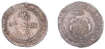A Collection of English Silver Coins, 1272-1662 (Part II)
Charles I (1625-1649), Dovey Furnace mint, Groat, mm. crown,...