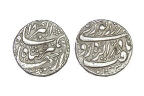 India, Mughal Empire, Jahangir (c. 1605-1627CE), Silver Rupee, 11.20grms, Minted in Agra, 'Yaft' couplet, AH1033/RY19,...