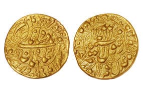 India, Mughal Empire, Shah Jahan (c. 1628-1658 CE), Gold Mohur, 10.80grms, Kalima Type, AH1068/RY31, Minted at...