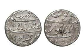 India, Mughal Empire, Farrukhsiyar(c. 1713-1719CE), Silver Rupee, 11.40grms, AH1129/RY11, Minted at Kankurti, Extra...