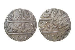 India, Mughal Empire, Ahmed Shah Bahadur(c. 1748-1754CE), Silver Rupee, 11.30grms, AH1167/RY07, Badshah Ghazi Type,...