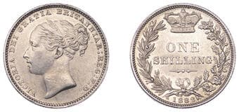 The Gary Oddie Collection of English Regal Shillings
Victoria (1837-1901), Shilling, 1882, 5.65g/6h (ESC 3071; S...