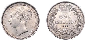The Gary Oddie Collection of English Regal Shillings
Victoria (1837-1901), Shilling, 1883, 5.67g/6h (ESC 3072; S...