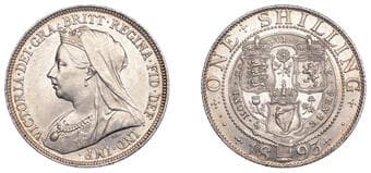 The Gary Oddie Collection of English Regal Shillings
Victoria (1837-1901), Shilling, 1893, 5.64g/12h (ESC 3153; S...