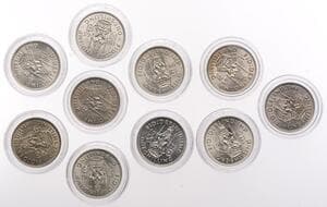 The Gary Oddie Collection of English Regal Shillings
George VI (1936-1952), Shillings (10), all Scottish type,...