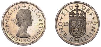 The Gary Oddie Collection of English Regal Shillings
Elizabeth II (1952-2022), Sterling issues, Proof Shilling,...