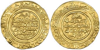 Islamic, Fatimid, al-Musta'li (487-495h; 1094-1101), dinar, 'Akka 488h, pellet above d of duriba, 3.42g (Nicol 2408 =...