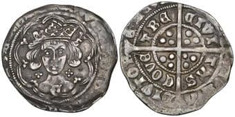 Edward IV (First reign, 1461-70), Light Coinage (1461-70), groat, Coventry mint, struck from local dies, m.m. rose (?),...